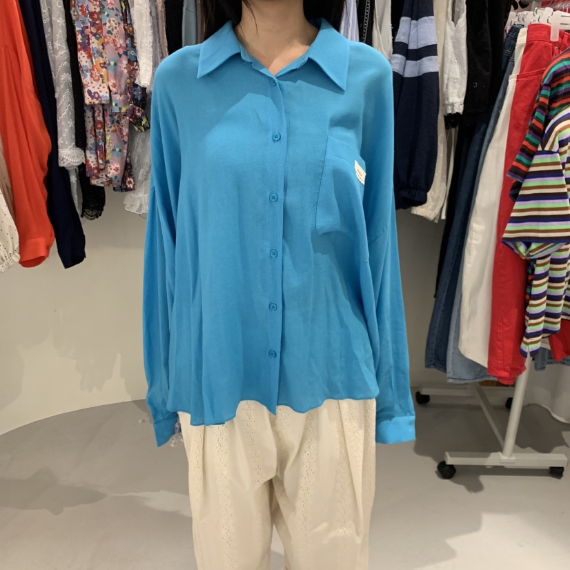 VENTI韓國東大門代購女裝新款職業26春夏26夏季襯衫蕾絲衫柔軟VENTI襯衫/蕾絲衫圖色4