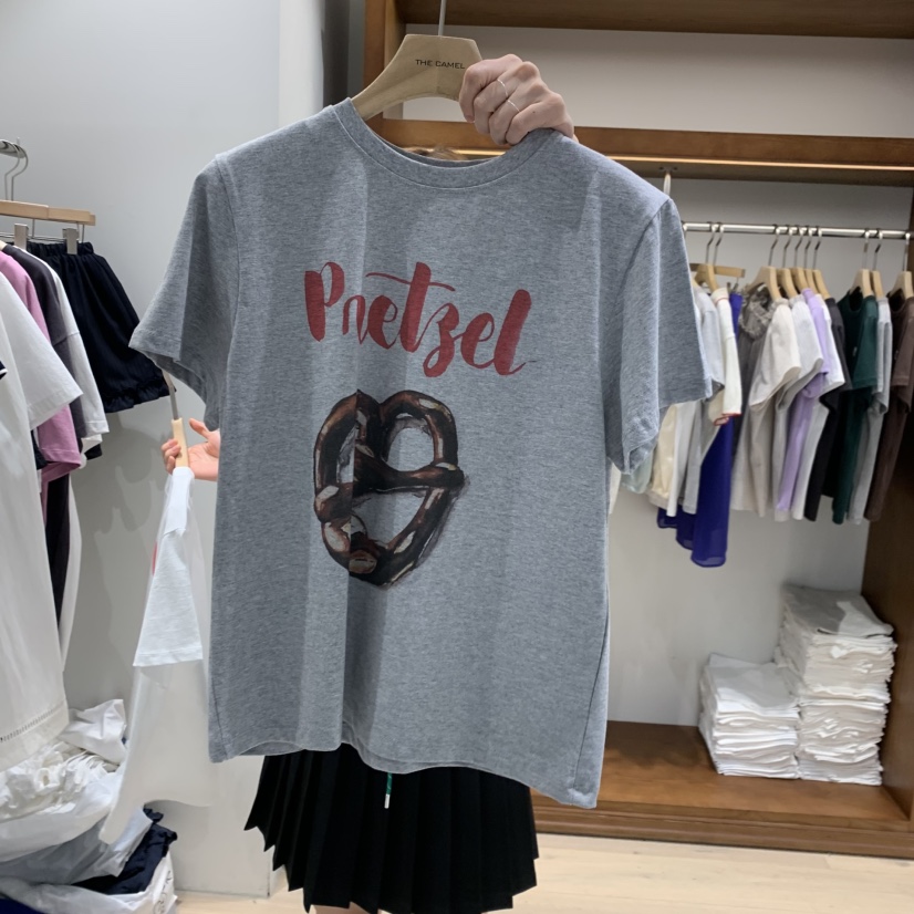 THE CAMEL韓國直郵女士新款熱賣T恤the came_l 家T恤圖色2