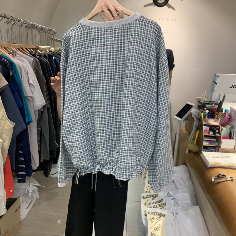 BLACKFRIDAY韓國東大門代購女裝新款職業休閑推薦長袖T恤BLACK FRIDAY長袖T恤