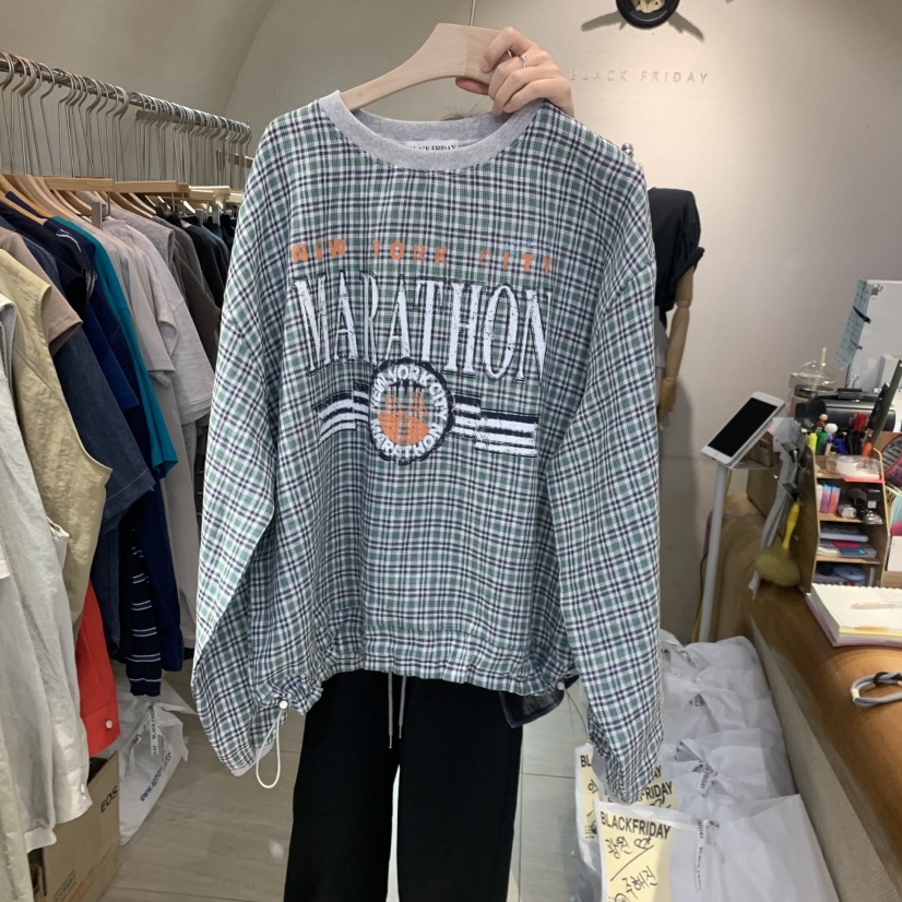 BLACKFRIDAY韓國東大門代購女裝新款職業休閑推薦長袖T恤BLACK FRIDAY長袖T恤圖色1