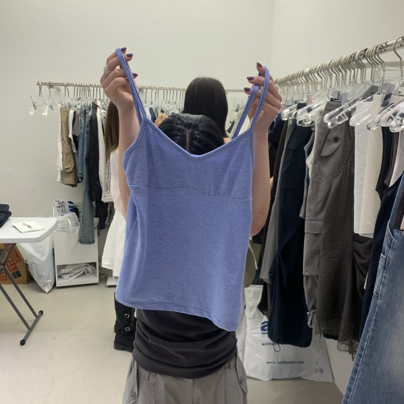 PADO韓國東大門直郵女士新款職業人氣26春夏吊帶背心天絲PADO吊帶/背心圖色1