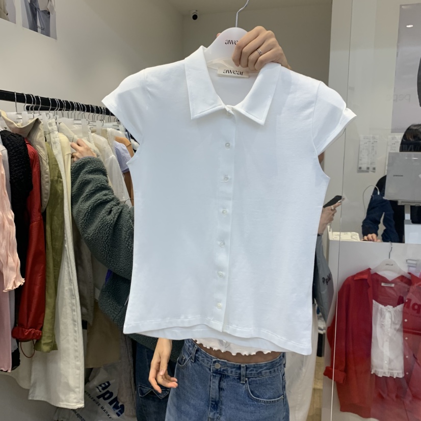 RUMIRU/AWEAR東大門實拍韓國女裝新款時尚26夏季熱賣T恤awear/RUMIRUT恤圖色1