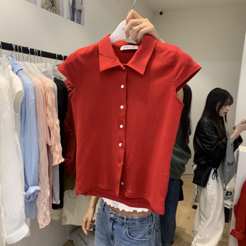 RUMIRU/AWEAR東大門實拍韓國女裝新款時尚26夏季熱賣T恤awear/RUMIRUT恤圖色2