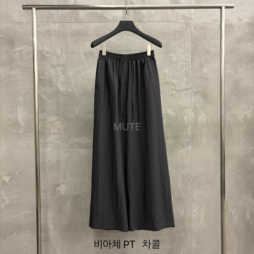 MUTE-P韓國東大門直郵女裝新款職業26夏季休閑熱賣休閑褲MUTE休閑褲圖色2墨色