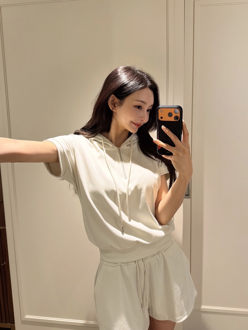 CLOTH東大門實拍韓國女裝新款熱賣26春夏26夏季時尚套裝連帽CLOTH套裝