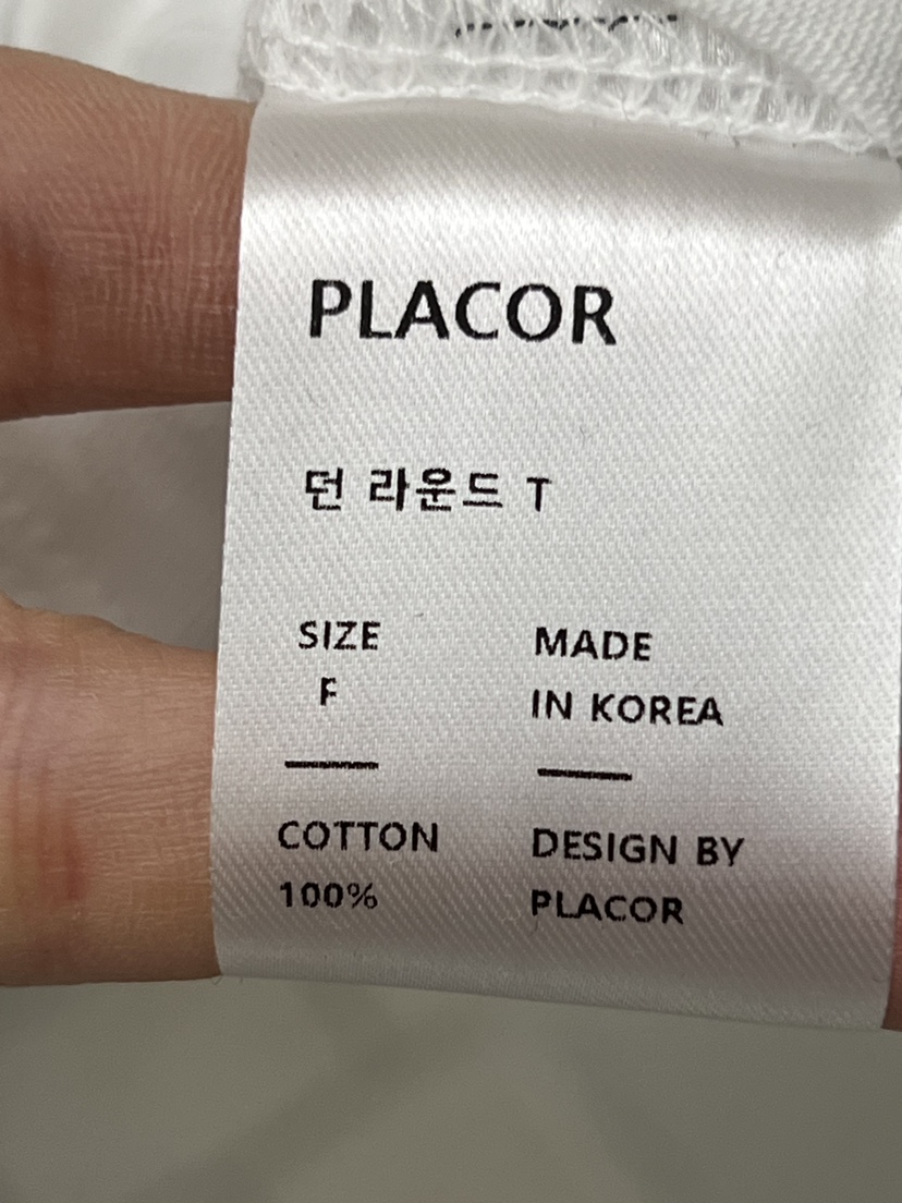 REGULARLY/PLACOR韓國代購女士新款職業26夏季推薦26春夏T恤REGULARLY/PLACORT恤