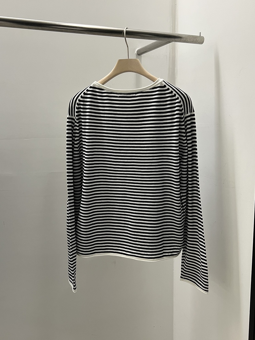 REGULARLY/PLACOR韓國東大門代購女士新款推薦長袖T恤條紋REGULARLY/PLACOR長袖T恤