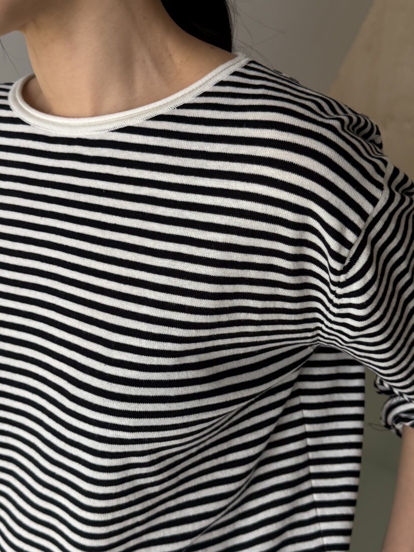 REGULARLY/PLACOR韓國東大門代購女士新款推薦長袖T恤條紋REGULARLY/PLACOR長袖T恤