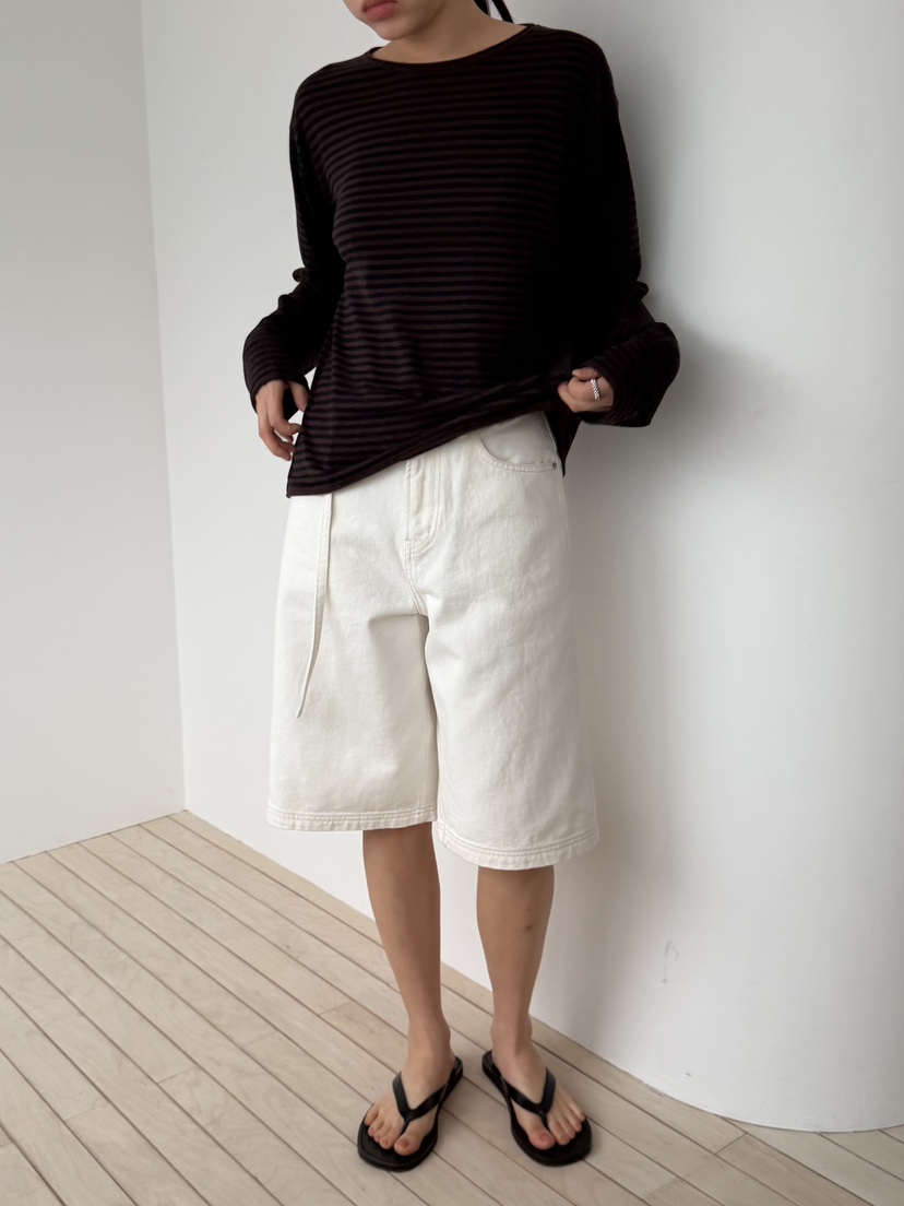 REGULARLY/PLACOR韓國東大門代購女士新款推薦長袖T恤條紋REGULARLY/PLACOR長袖T恤