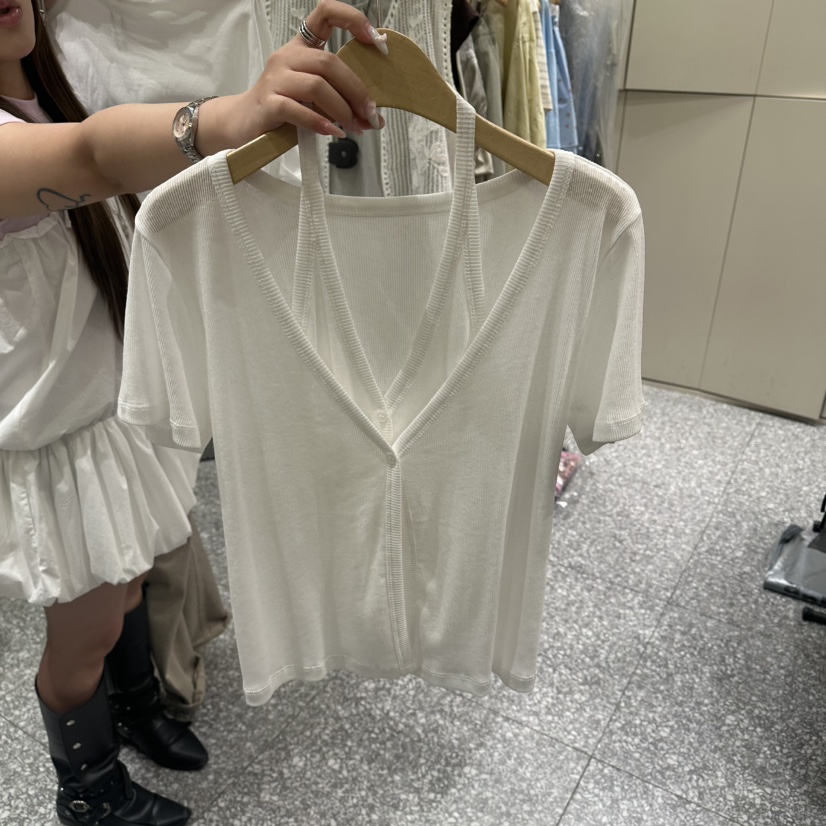 SOF韓國直郵女士新款休閑26春夏職業推薦時尚熱賣人氣T恤SOFT恤圖色3