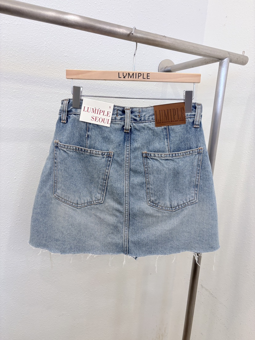 LUMIPLE韓國直郵實拍女士新款26春夏時尚休閑26夏季職業短裙LUMIPLE短裙