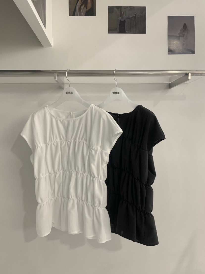 TRUE韓國代購女士新品26春夏26夏季熱賣時尚職業襯衫蕾絲衫TRUE襯衫/蕾絲衫