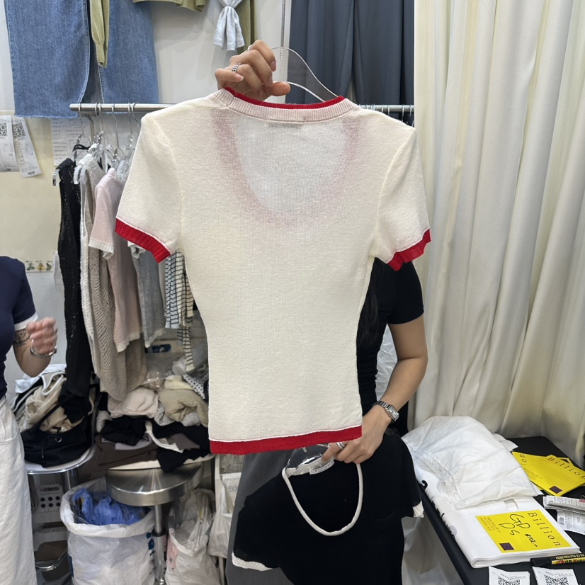 BILLION-L東大門實拍韓國女士新款推薦熱賣時尚針織衫口袋BILLION-L針織衫