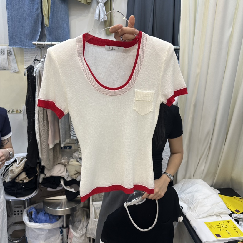 BILLION-L東大門實拍韓國女士新款推薦熱賣時尚針織衫口袋BILLION-L針織衫圖色4