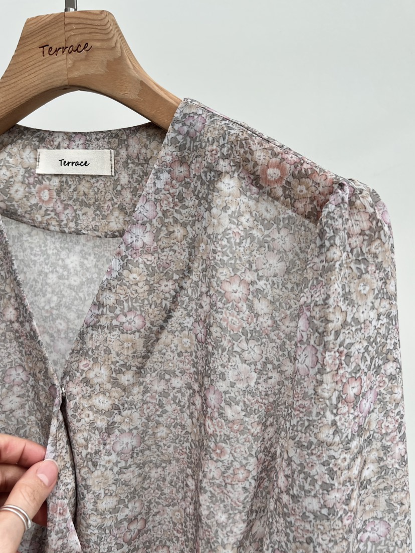 TERRACE東大門實拍韓國女士新品休閑職業時尚熱賣襯衫蕾絲衫TERRACE襯衫/蕾絲衫