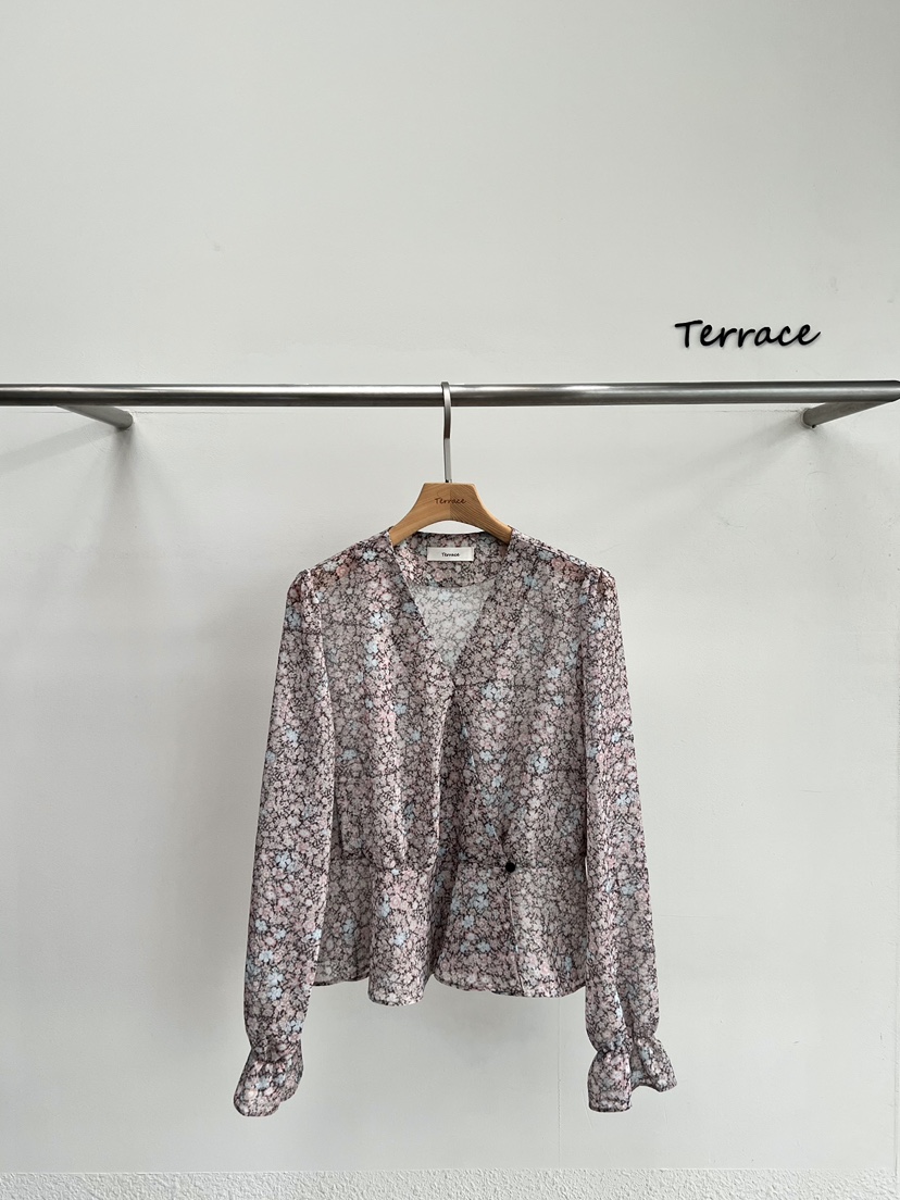 TERRACE東大門實拍韓國女士新品休閑職業時尚熱賣襯衫蕾絲衫TERRACE襯衫/蕾絲衫圖色3