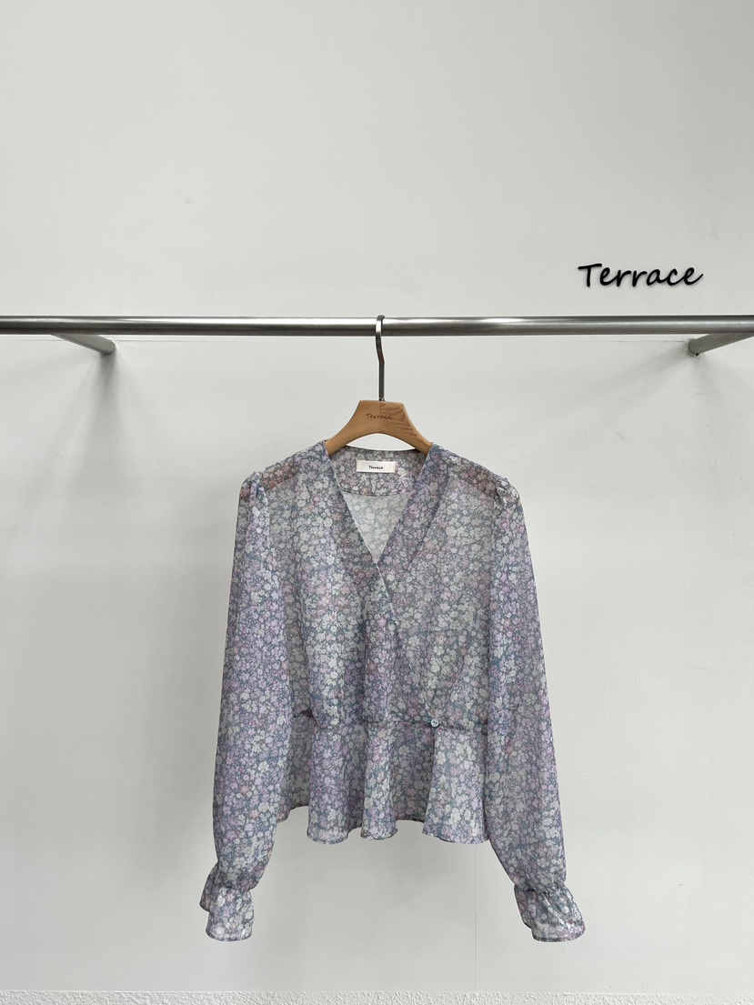 TERRACE東大門實拍韓國女士新品休閑職業時尚熱賣襯衫蕾絲衫TERRACE襯衫/蕾絲衫圖色4