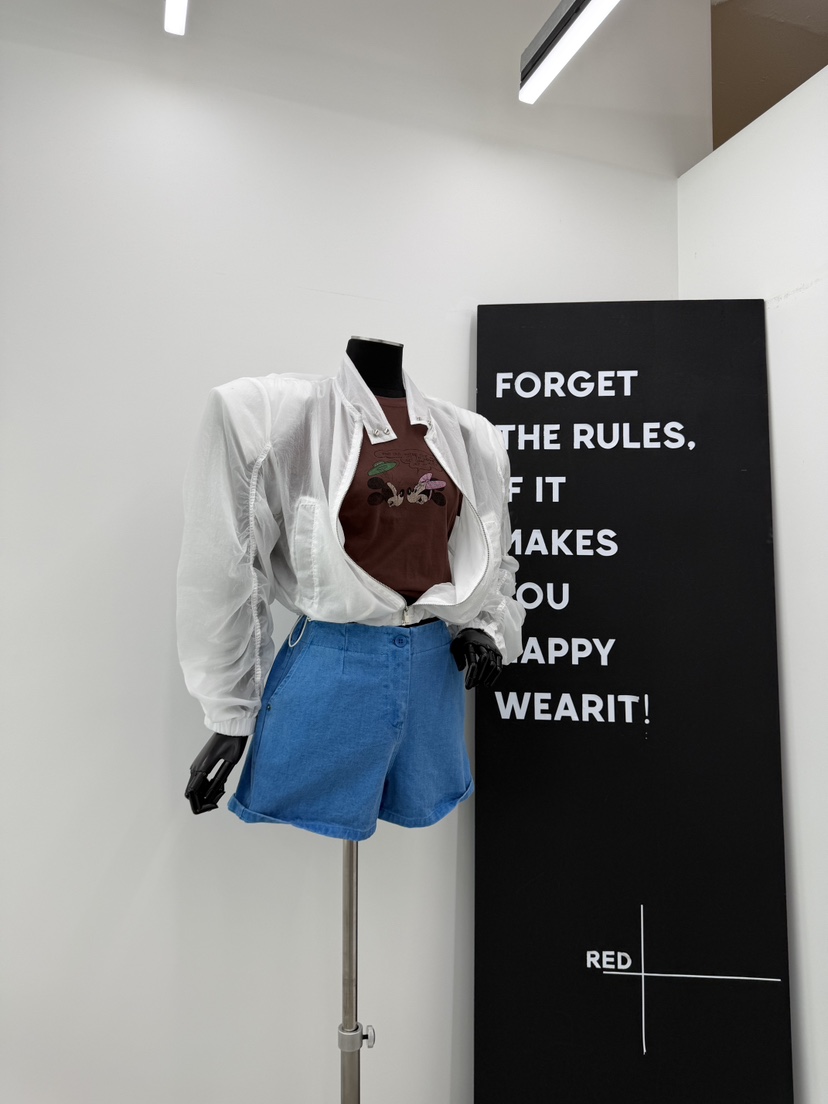 RED-A韓國代購女士新款26夏季職業休閑人氣26春夏短褲豬皮RED-A短褲