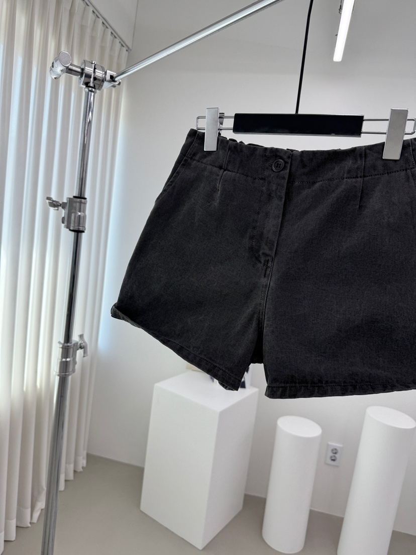 RED-A韓國代購女士新款26夏季職業休閑人氣26春夏短褲豬皮RED-A短褲圖色4