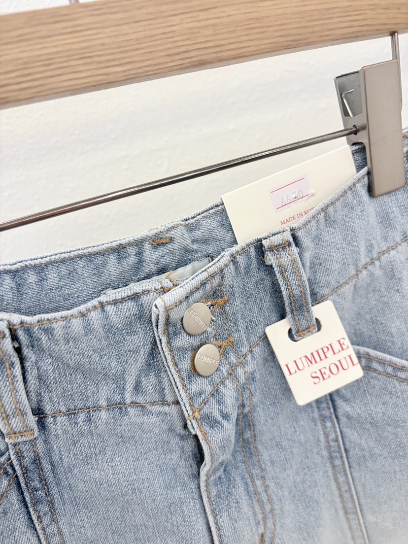 LUMIPLE韓國直郵實拍女裝新品推薦職業休閑26夏季26春夏短褲LUMIPLE短褲