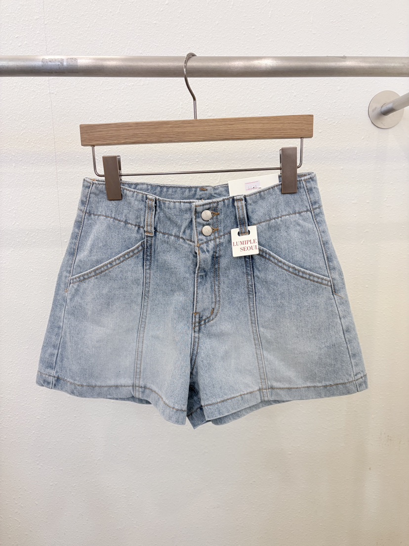 LUMIPLE韓國直郵實拍女裝新品推薦職業休閑26夏季26春夏短褲LUMIPLE短褲圖色1