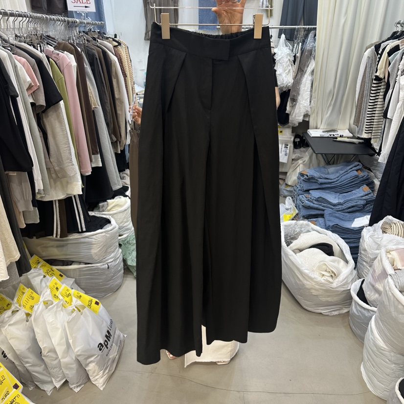 BILLION-L東大門實拍韓國女士新品26春夏休閑熱賣休閑褲BILLION-L休閑褲圖色2黑色