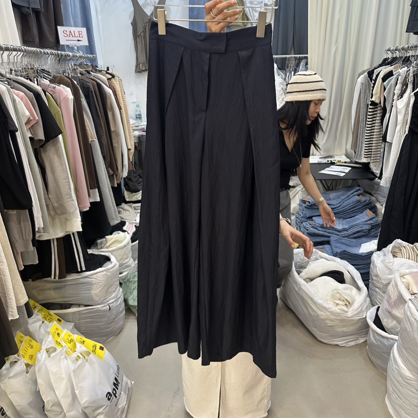 BILLION-L東大門實拍韓國女士新品26春夏休閑熱賣休閑褲BILLION-L休閑褲圖色3深藍色