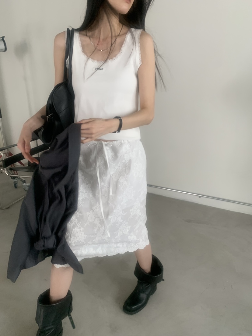 TRUE韓國直郵女裝新款26春夏職業26夏季熱賣半身裙中短裙TRUE半身裙/中短裙