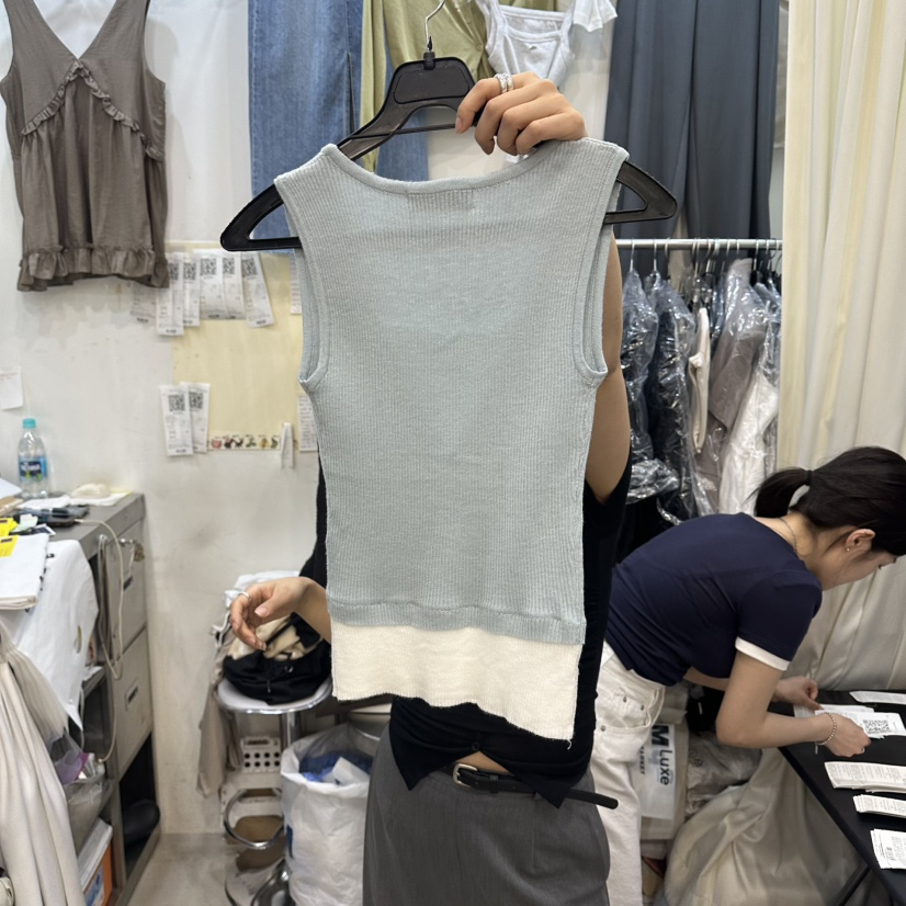 BILLION-L韓國代購女裝新品職業人氣26夏季熱賣吊帶背心BILLION-L吊帶/背心