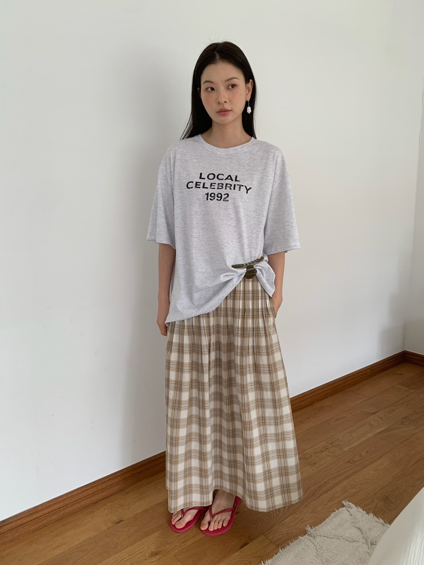 LOVE MY SANTA韓國直郵女裝新品推薦熱賣職業26春夏長裙褶裥Santa/LOVE MY SANTA長裙