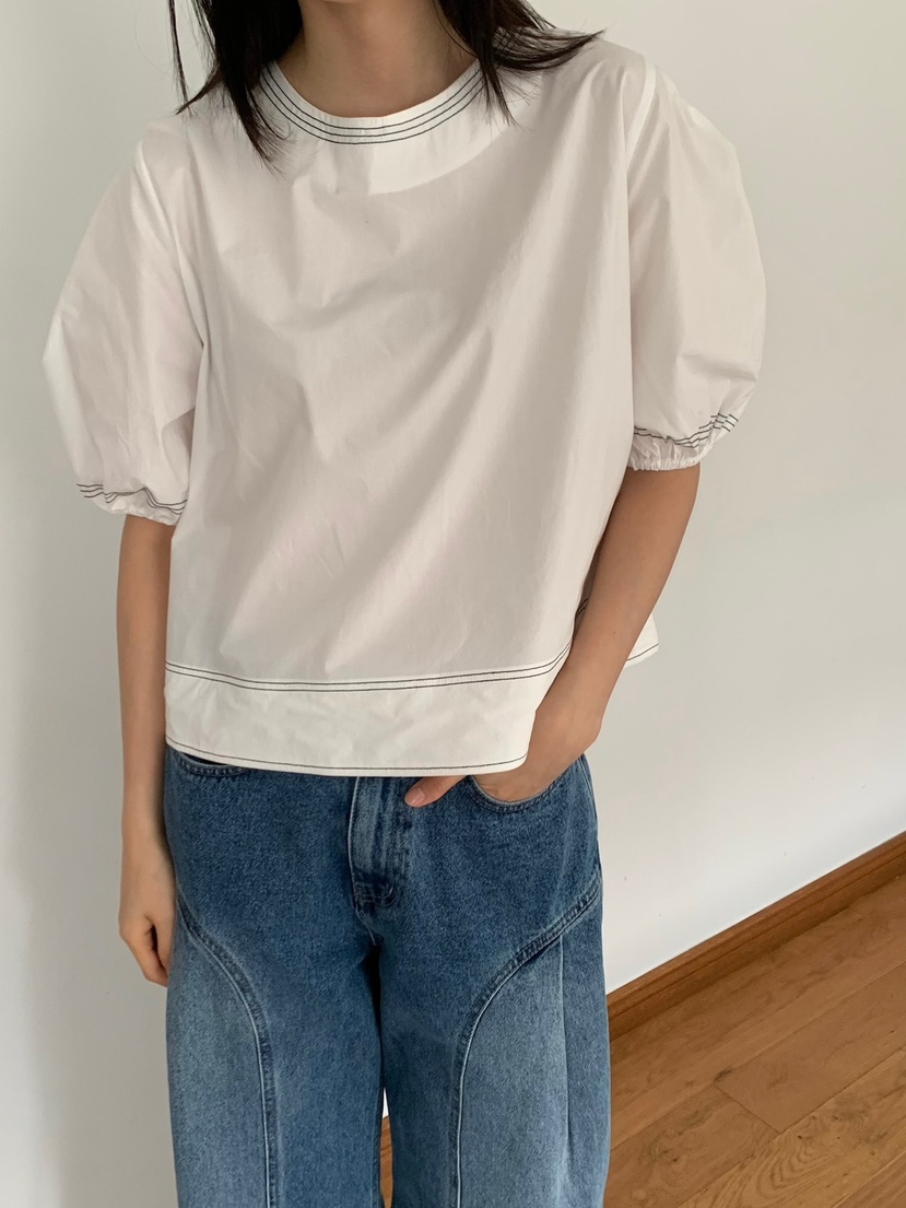 LOVE MY SANTA韓國直郵女裝新品推薦職業時尚襯衫蕾絲衫Santa/LOVE MY SANTA襯衫/蕾絲衫圖色1