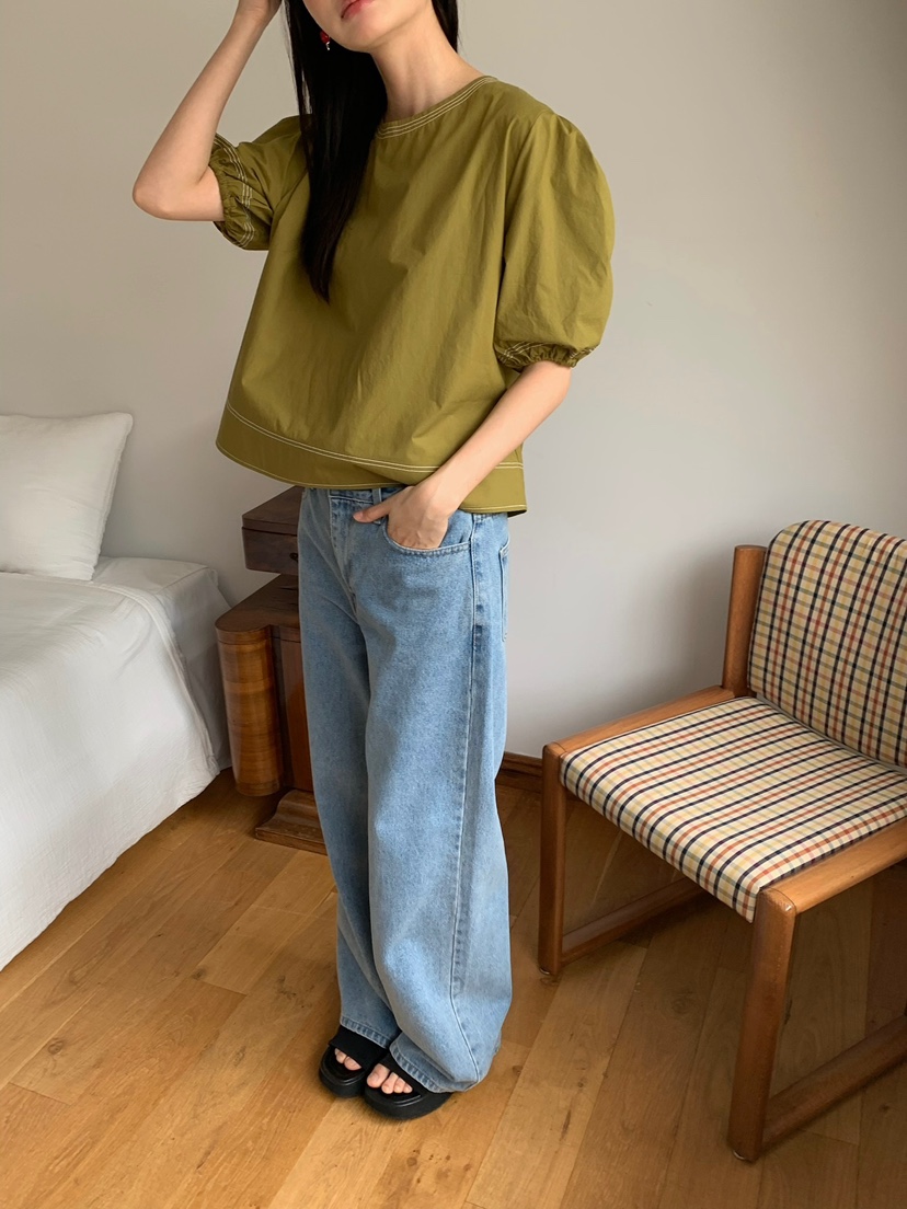 LOVE MY SANTA韓國直郵女裝新品推薦職業時尚襯衫蕾絲衫Santa/LOVE MY SANTA襯衫/蕾絲衫圖色2