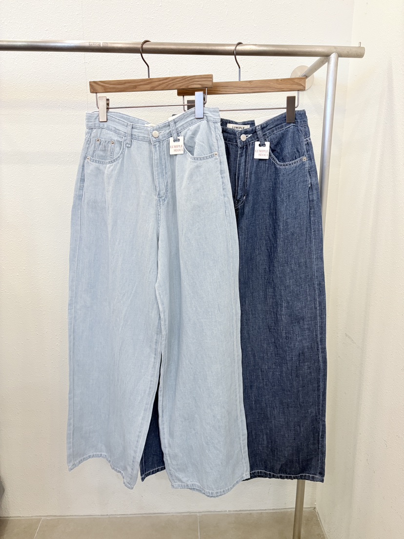 LUMIPLE韓國直郵實拍女裝新款時尚休閑人氣職業推薦牛仔褲LUMIPLE牛仔褲