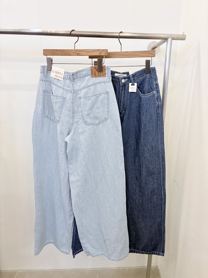 LUMIPLE韓國直郵實拍女裝新款時尚休閑人氣職業推薦牛仔褲LUMIPLE牛仔褲