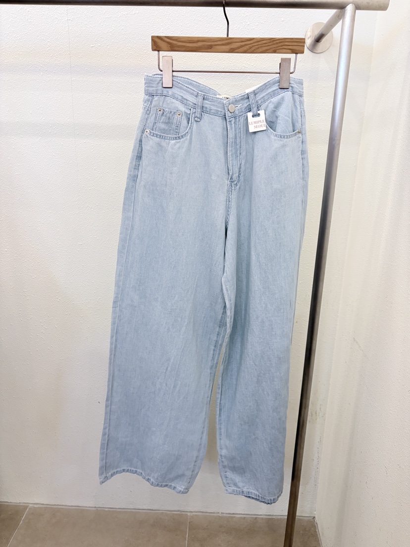 LUMIPLE韓國直郵實拍女裝新款時尚休閑人氣職業推薦牛仔褲LUMIPLE牛仔褲圖色1