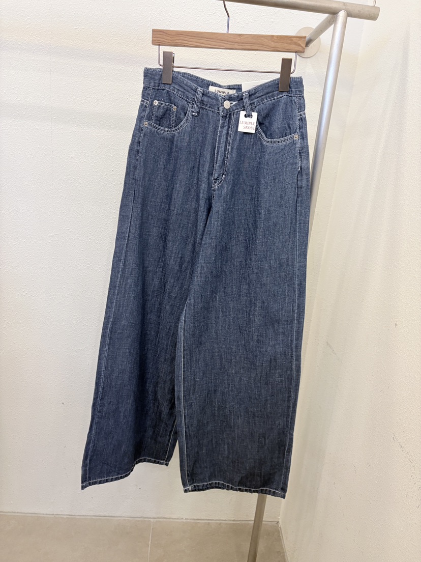 LUMIPLE韓國直郵實拍女裝新款時尚休閑人氣職業推薦牛仔褲LUMIPLE牛仔褲圖色2