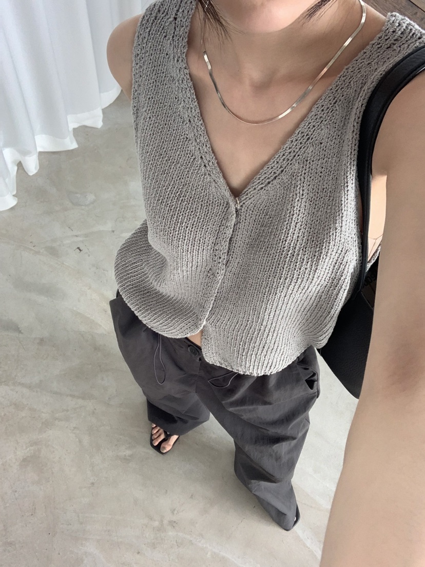 TRUE韓國東大門代購女裝新款職業26春夏26夏季休閑針織衫TRUE針織衫