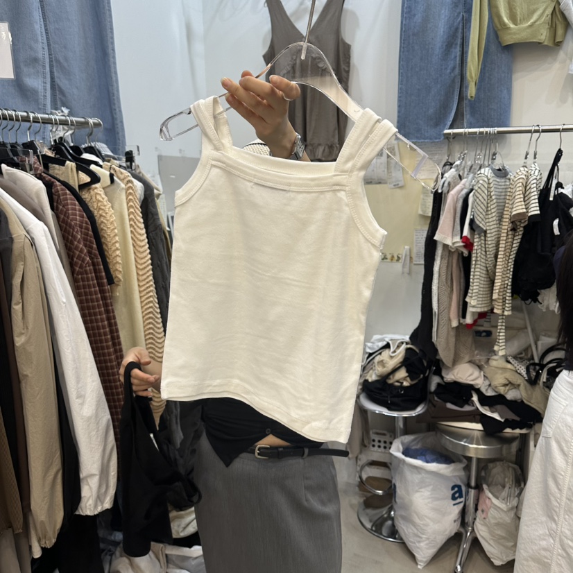 BILLION-L韓國直郵實拍女士新品時尚推薦職業人氣吊帶背心BILLION-L吊帶/背心