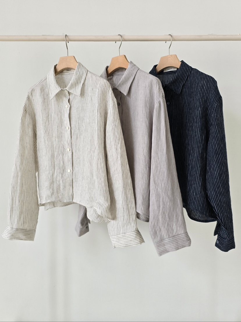 J SHOP韓國東大門直郵女士新款職業時尚休閑襯衫蕾絲衫亞麻J_SHOP襯衫/蕾絲衫