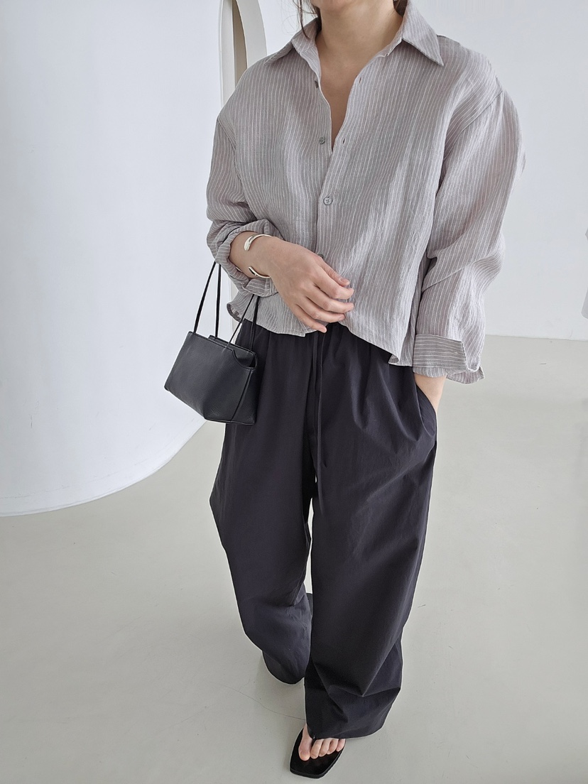 J SHOP韓國東大門直郵女士新款職業時尚休閑襯衫蕾絲衫亞麻J_SHOP襯衫/蕾絲衫