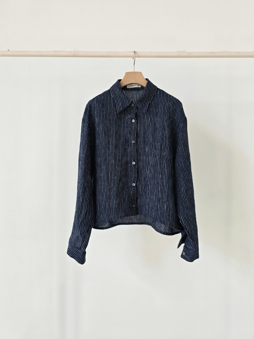 J SHOP韓國東大門直郵女士新款職業時尚休閑襯衫蕾絲衫亞麻J_SHOP襯衫/蕾絲衫圖色2