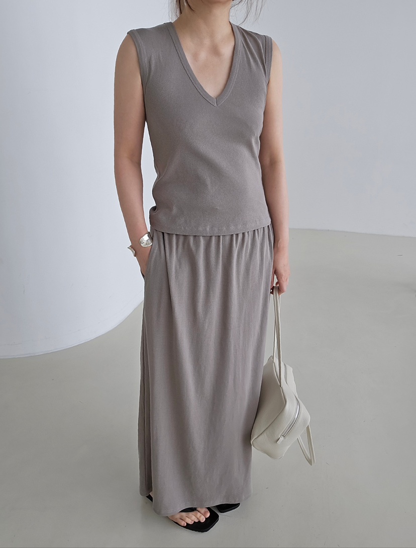 J SHOP韓國直郵女士新款時尚26春夏職業熱賣人氣推薦長裙J_SHOP長裙