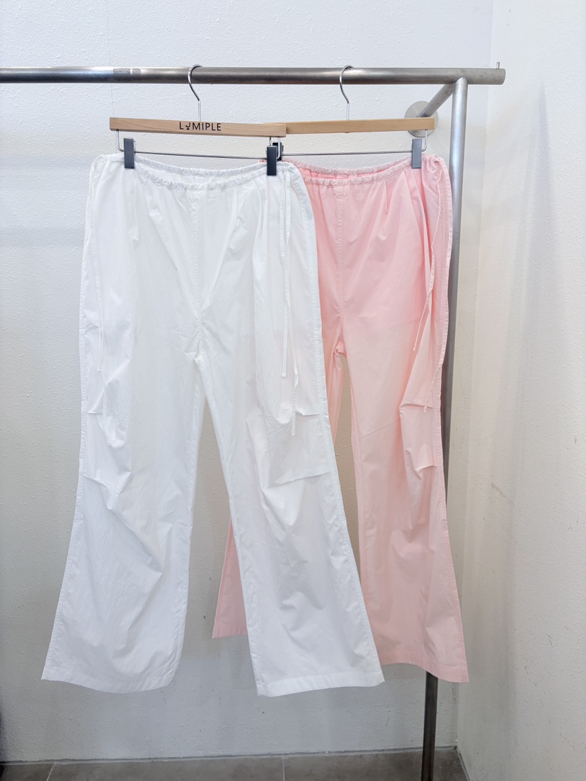 LUMIPLE韓國東大門直郵女裝新品職業熱賣26夏季休閑褲腰帶LUMIPLE休閑褲