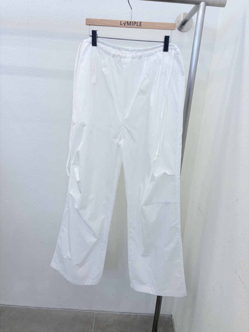 LUMIPLE韓國東大門直郵女裝新品職業熱賣26夏季休閑褲腰帶LUMIPLE休閑褲圖色1