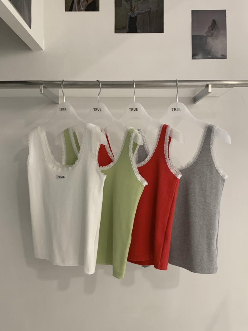 TRUE韓國代購女裝新款熱賣休閑時尚職業人氣26夏季吊帶背心TRUE吊帶/背心