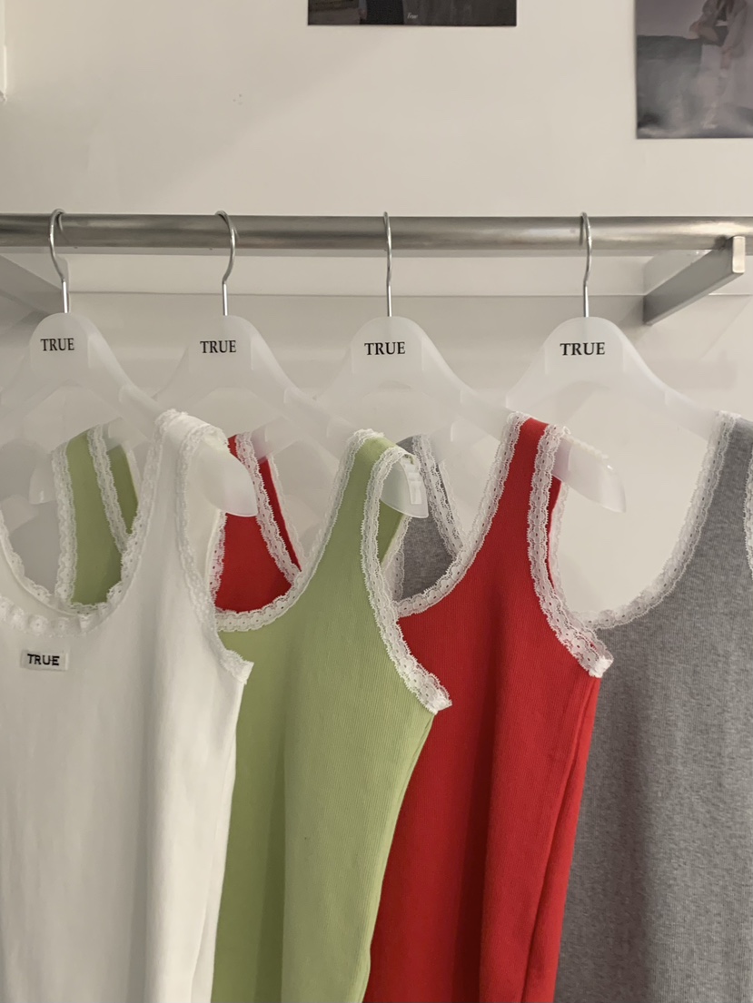 TRUE韓國代購女裝新款熱賣休閑時尚職業人氣26夏季吊帶背心TRUE吊帶/背心