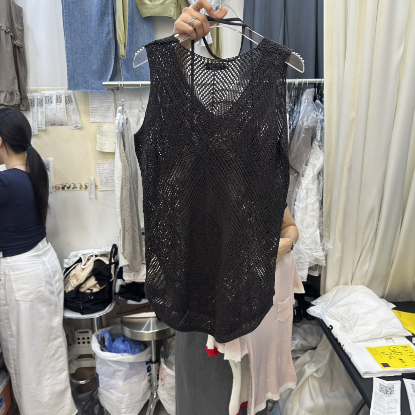 BILLION-L韓國直郵實拍女裝新款26夏季職業吊帶背心含脖帶BILLION-L吊帶/背心