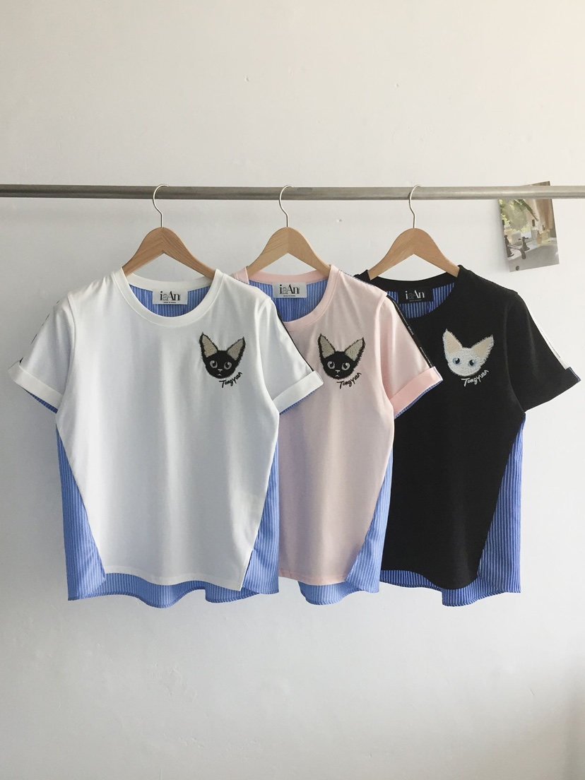 IAAN東大門實拍韓國女裝新款職業時尚熱賣休閑26夏季推薦T恤iaAnT恤