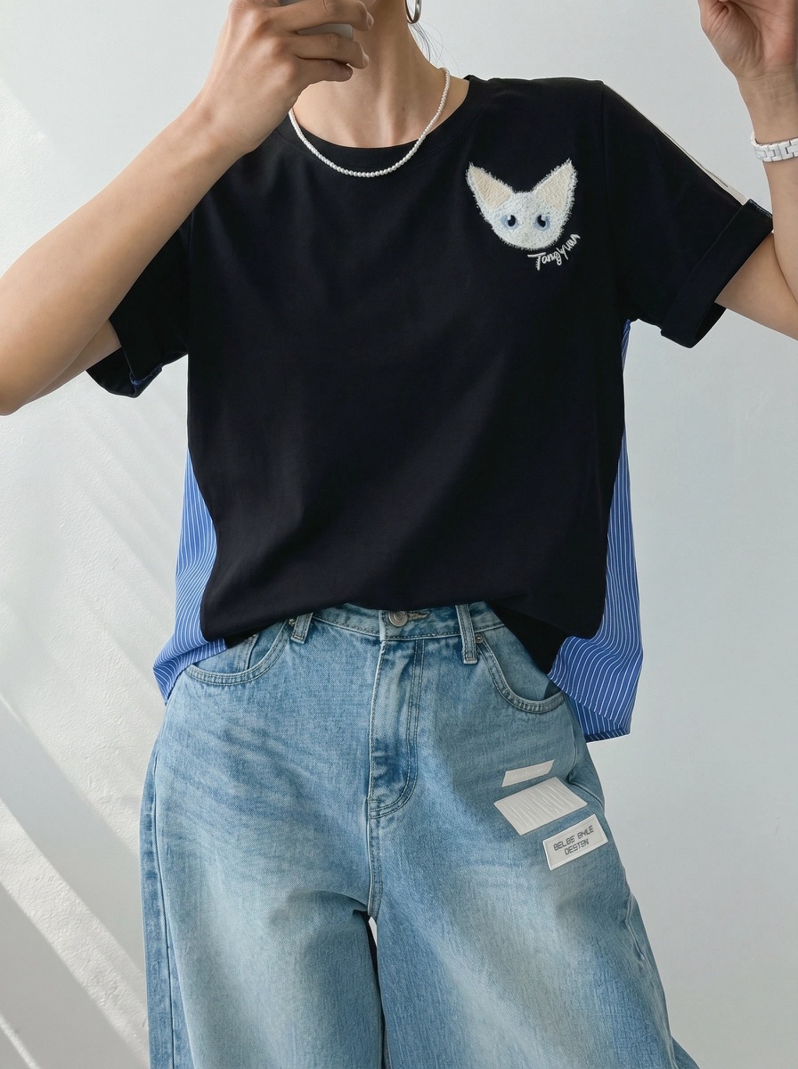 IAAN東大門實拍韓國女裝新款職業時尚熱賣休閑26夏季推薦T恤iaAnT恤