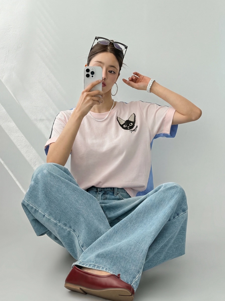 IAAN東大門實拍韓國女裝新款職業時尚熱賣休閑26夏季推薦T恤iaAnT恤